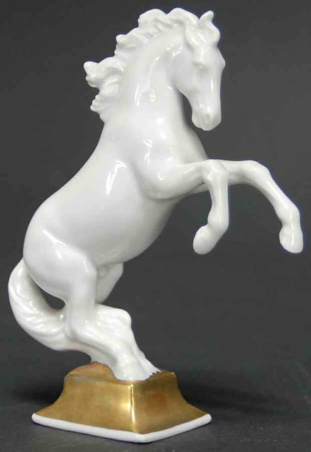 Rosenthal Figurine Rearing Horse-Gold Base - No Box 108 by Rosenthal - Continental-1