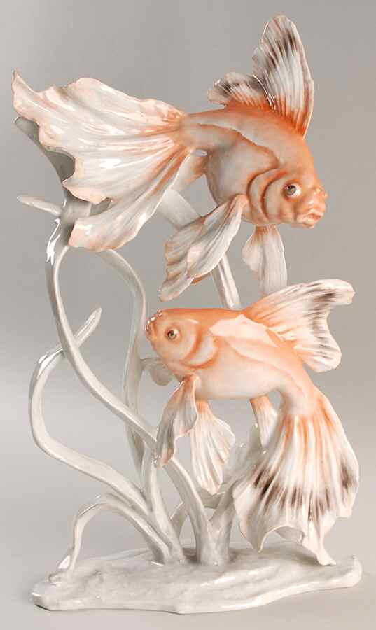 Rosenthal Figurine Goldfish Group - No Box by Rosenthal - Continental-1