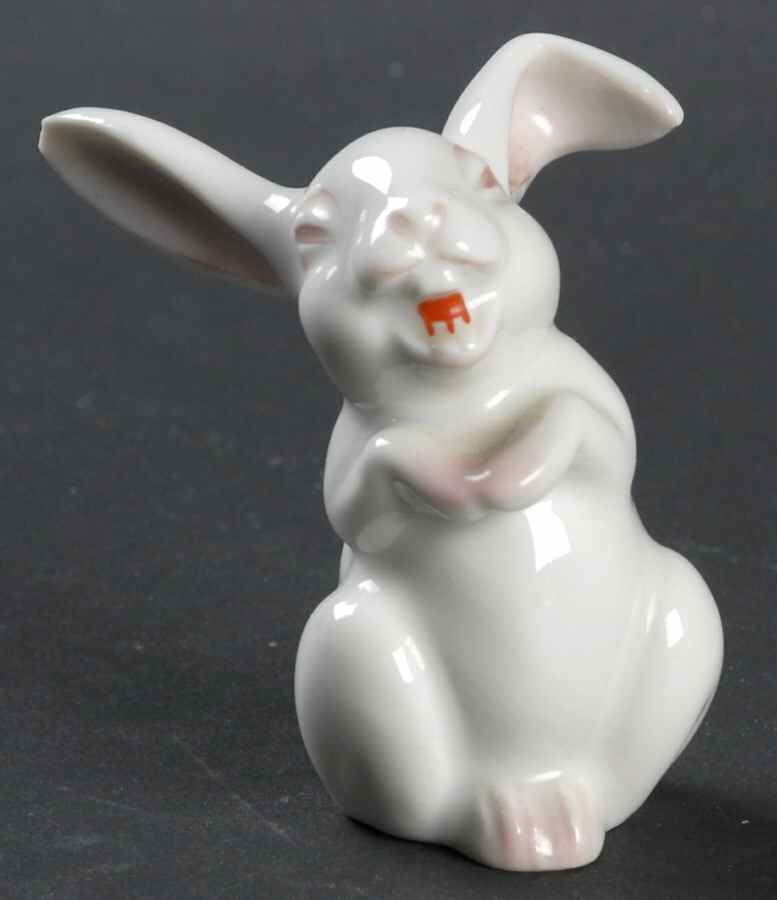 Rosenthal Figurine Mini Laughing Rabbit - No Box by Rosenthal - Continental-1
