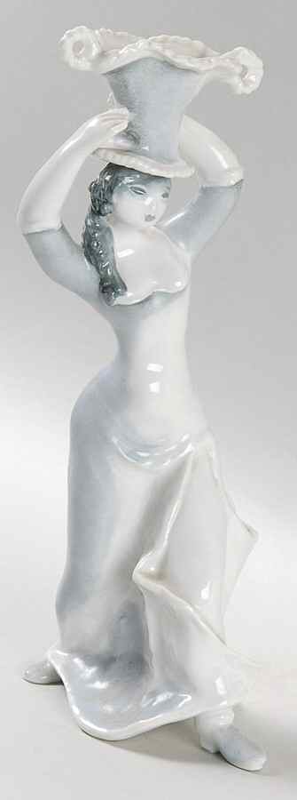 Rosenthal Figurine Lady With Basket - No Box by Rosenthal - Continental-1
