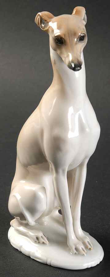 Rosenthal Figurine Italian Greyhound-Sitting - No Box by Rosenthal - Continental-1