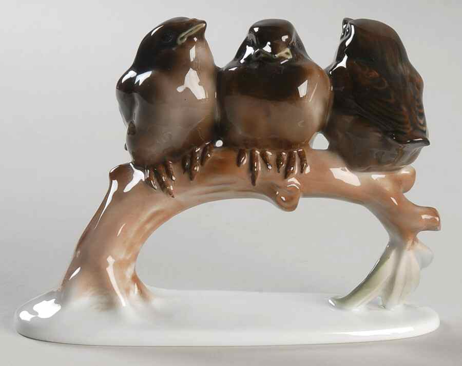 Rosenthal Figurine Sparrows - Brown - No Box by Rosenthal - Continental-1