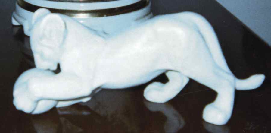 Rosenthal Figurine Young Lion With Ball - No Box 159 by Rosenthal - Continental-1
