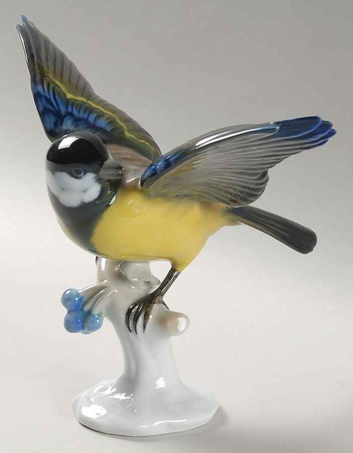 Rosenthal Figurine Titmouse On Branch - No Box by Rosenthal - Continental-1