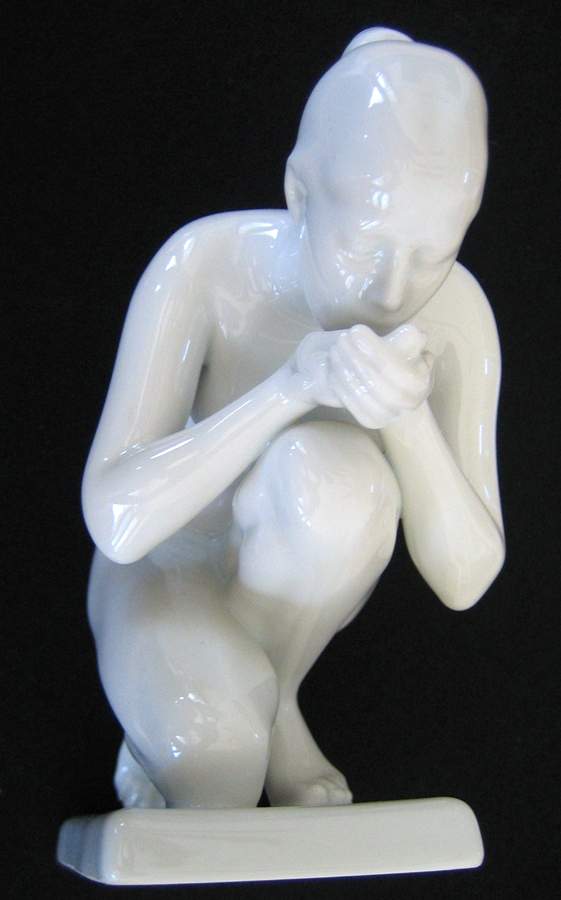 Rosenthal Figurine Nude Drinking - No Box by Rosenthal - Continental-1