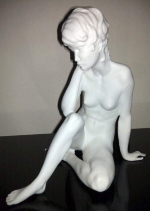 Rosenthal Figurine Sitting Nude - No Box by Rosenthal - Continental-1