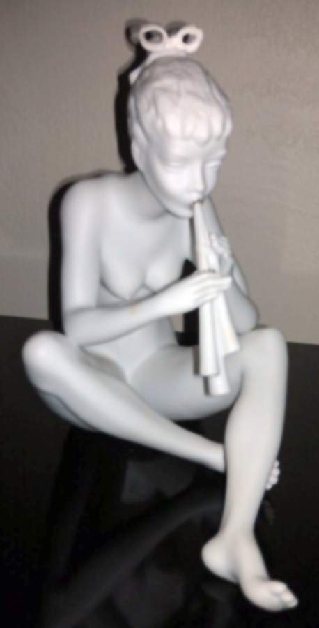 Rosenthal Figurine Nude With Flute - No Box by Rosenthal - Continental-1