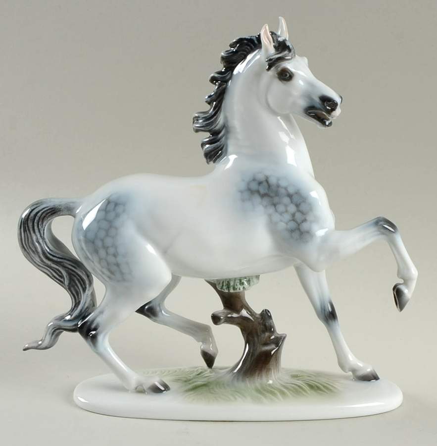 Rosenthal Figurine Horse-Dapple Grey - No Box Nb71a by Rosenthal - Continental-1