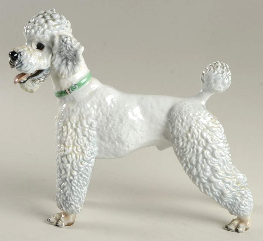Rosenthal Figurine Poodle-White - No Box by Rosenthal - Continental-1