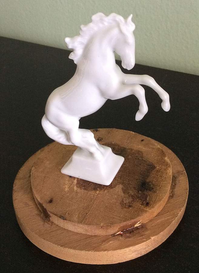 Rosenthal Figurine Rearing Horse-All White - No Box by Rosenthal - Continental-1
