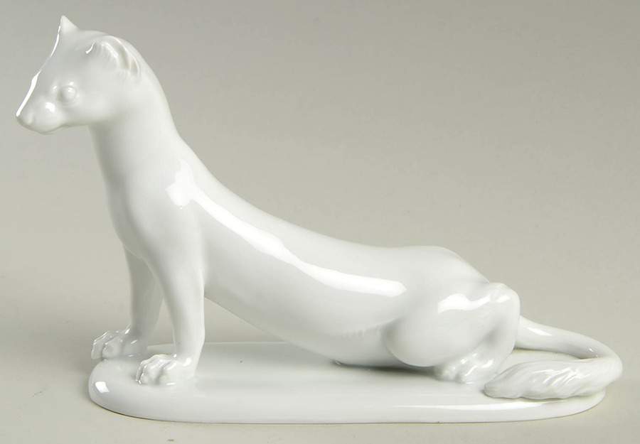 Rosenthal Figurine Weasel-White - No Box by Rosenthal - Continental-1