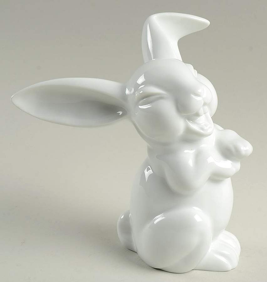 Rosenthal Figurine Laughing Rabbit-White - No Box by Rosenthal - Continental-1