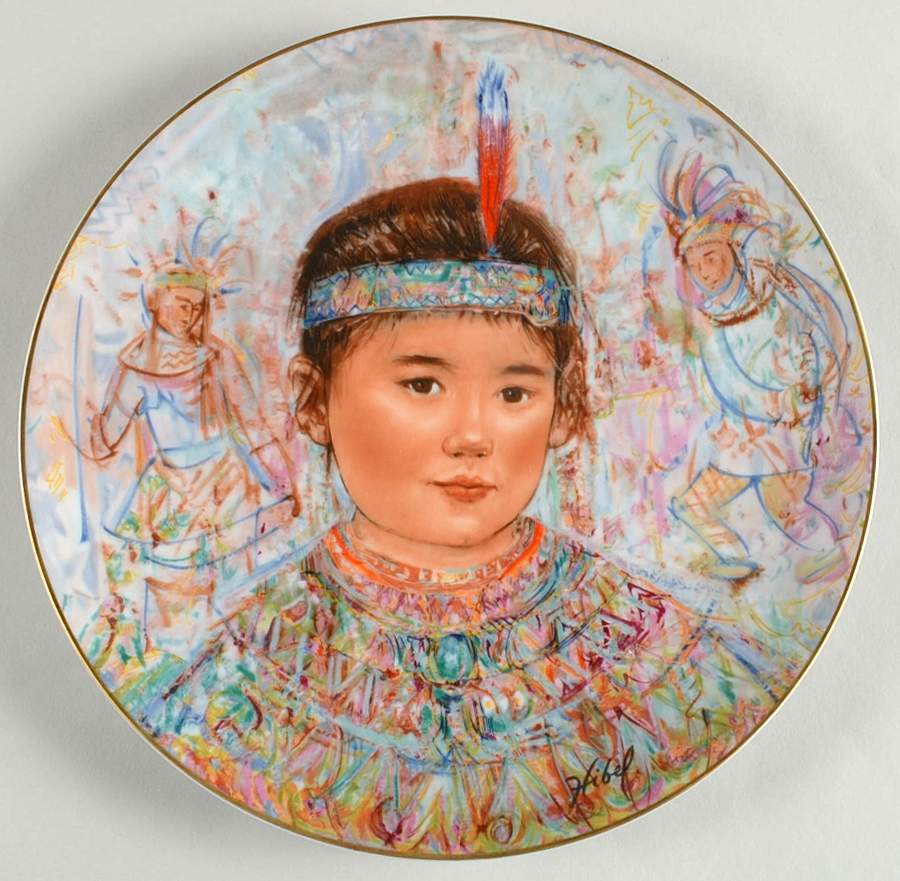 Nobility of Children Little Chief Red Feather - Boxed by Rosenthal - Continental-1