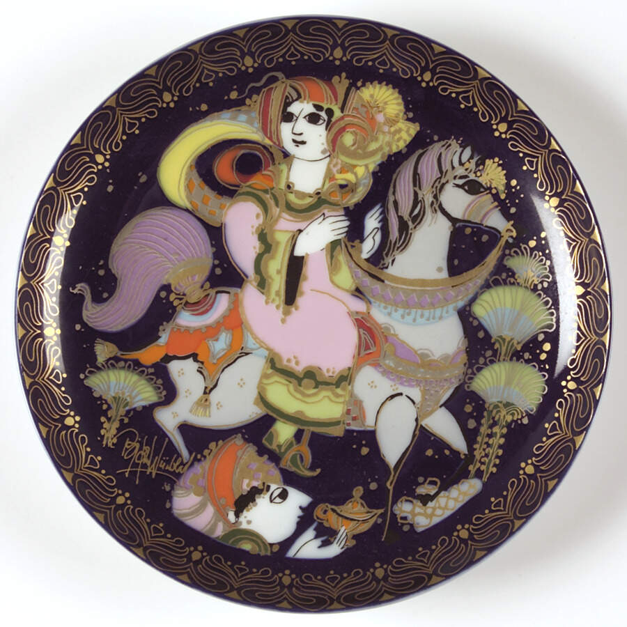 Tales of Aladdin Aladdin Rides To Meet Sultan - Boxed by Rosenthal - Continental-1
