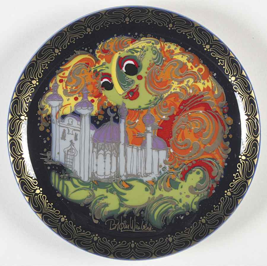 Tales of Aladdin Genie Builds Palace For Aladin - No Box by Rosenthal - Continental-1