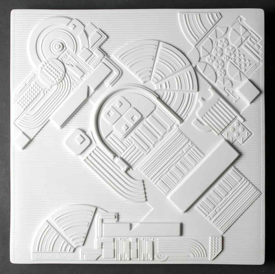 Year Artist Plate 1978 Eduardo Paolozzi - Boxed by Rosenthal - Continental-1