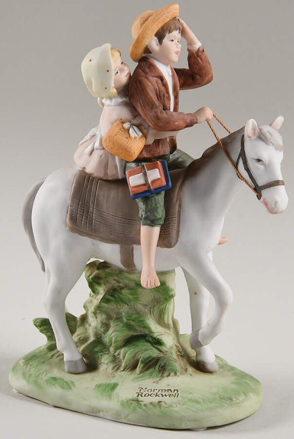 Rockwell Museum Figurine Off To School - Boxed by Rockwell Museum-1