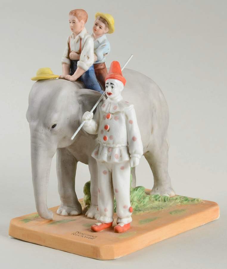 Rockwell Museum Figurine The Circus Comes To Town - Boxed by Rockwell Museum-1