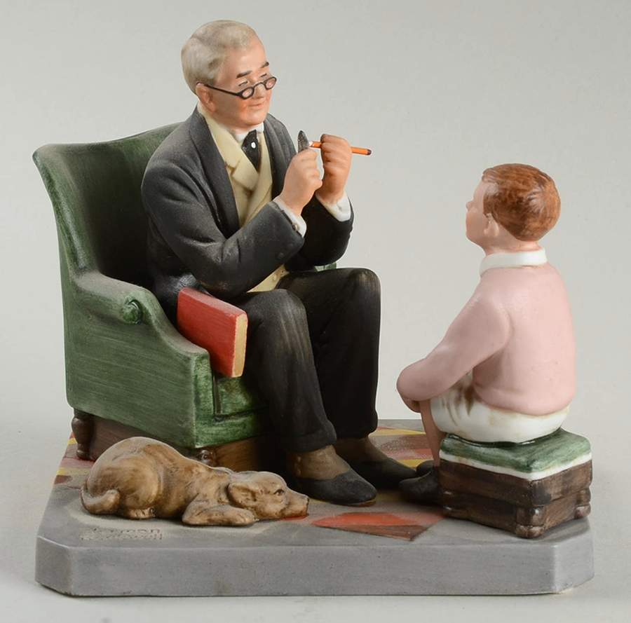 Rockwell Museum Figurine Words Of Wisdom - Boxed by Rockwell Museum-1