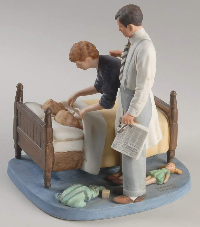 Rockwell Museum Figurine Freedom From Fear W/Out Base - No Box by Rockwell Museum-1