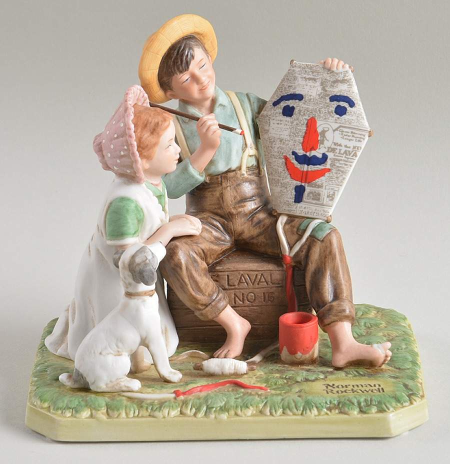 Rockwell Museum Figurine Kite Maker - Boxed by Rockwell Museum-1
