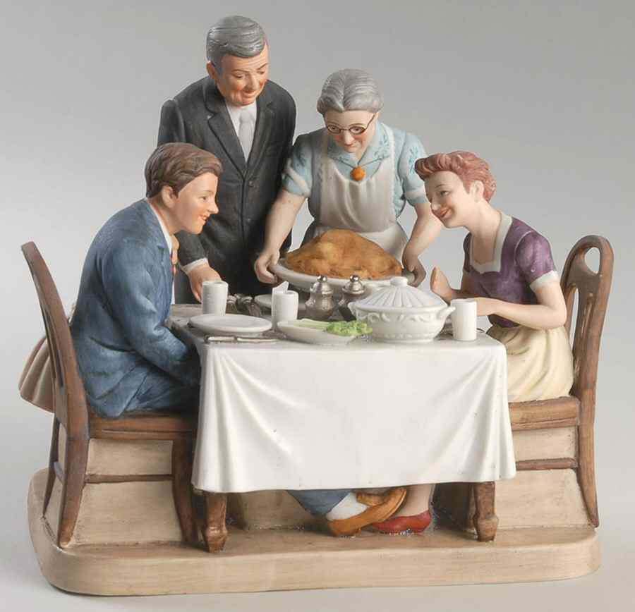 Rockwell Museum Figurine Freedom From Want - Boxed by Rockwell Museum-1