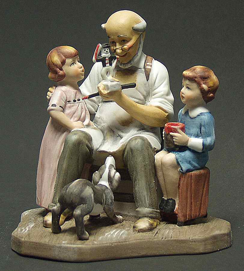 Rockwell Museum Figurine The Toymaker - No Box by Rockwell Museum-1