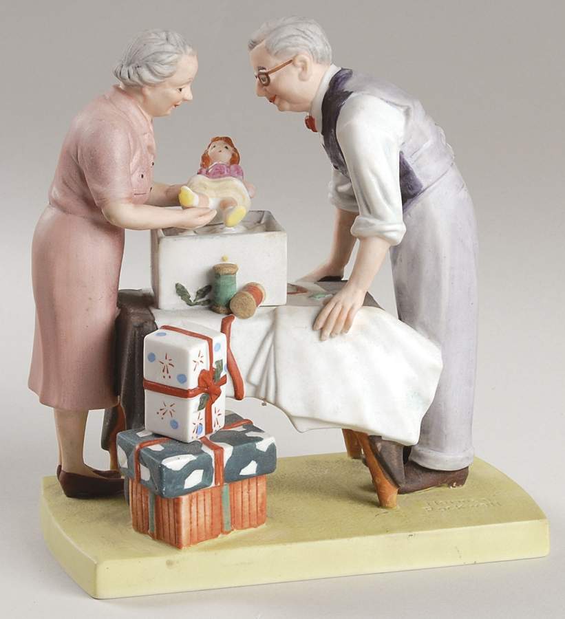 American Family 1 Wrapping Christmas Presents - Boxed by Rockwell Museum-1