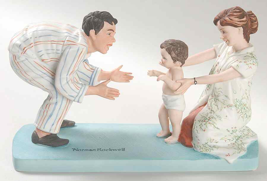 American Family 1 Babys First Step - No Box by Rockwell Museum-1