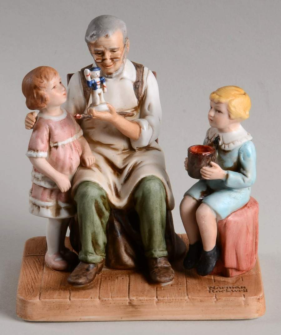 Norman Rockwell Classic The Toymaker - Boxed by Rockwell Museum-1