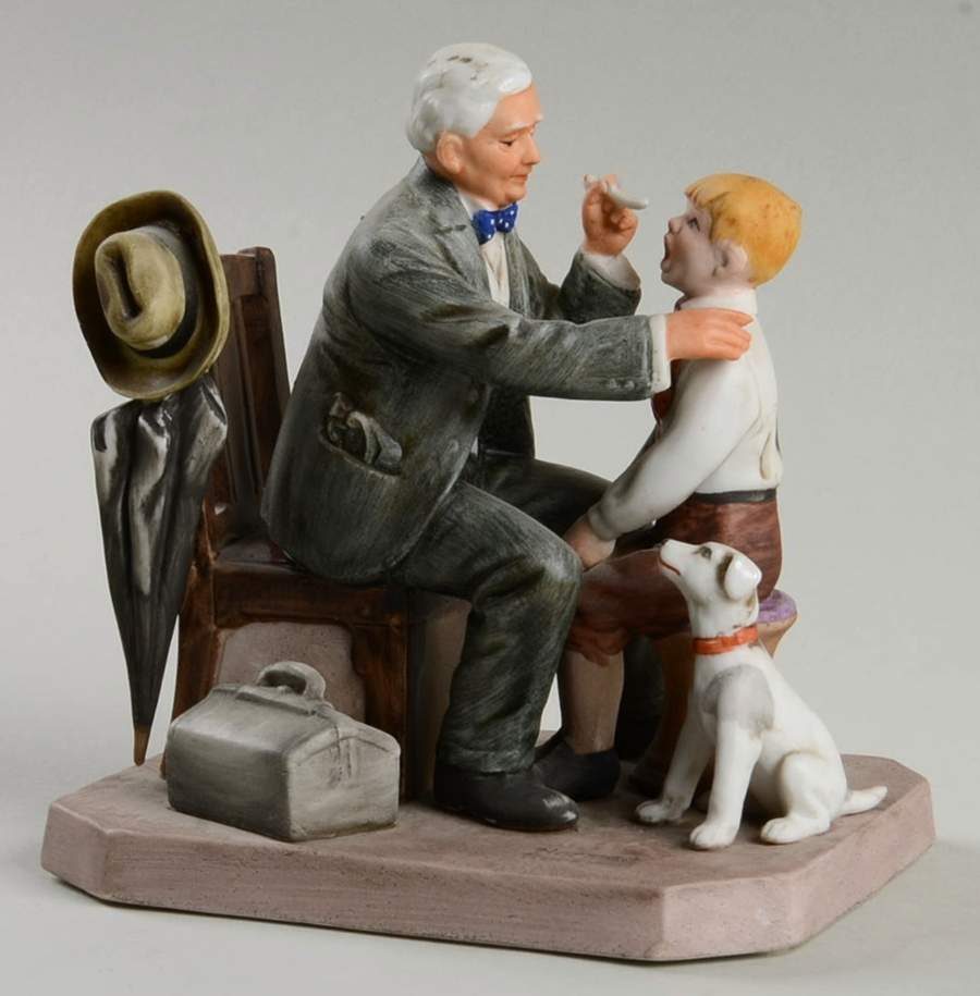 Norman Rockwell Classic The Country Doctor - Boxed by Rockwell Museum-1