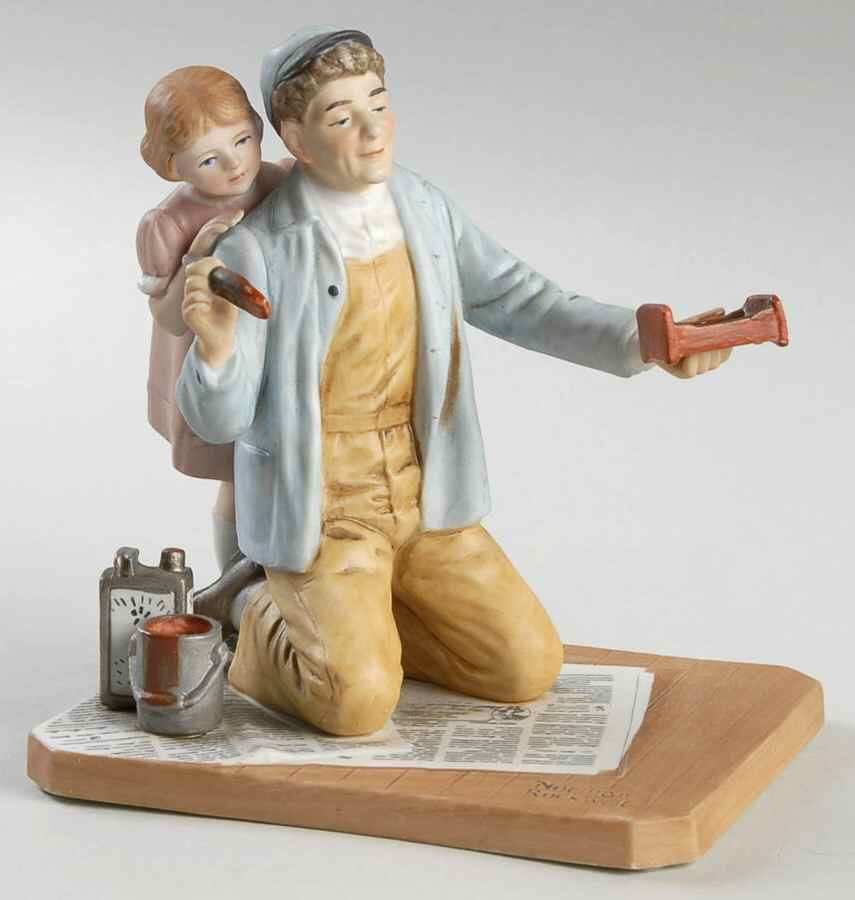 Norman Rockwell Classic A Final Touch - No Box by Rockwell Museum-1