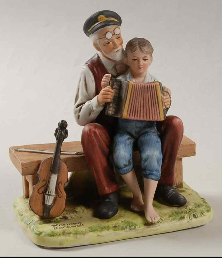 Norman Rockwell Classic The Music Lesson - No Box by Rockwell Museum-1