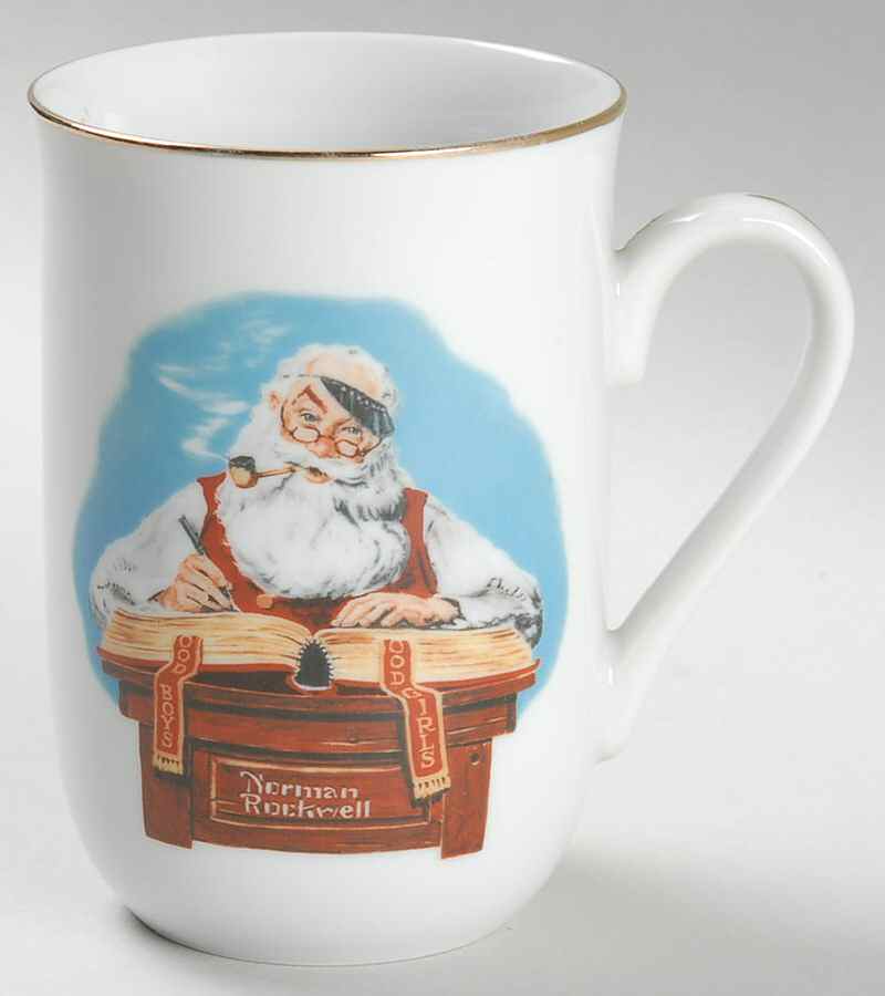 Rockwell Museum Mug Checking His List - No Box by Rockwell Museum-1