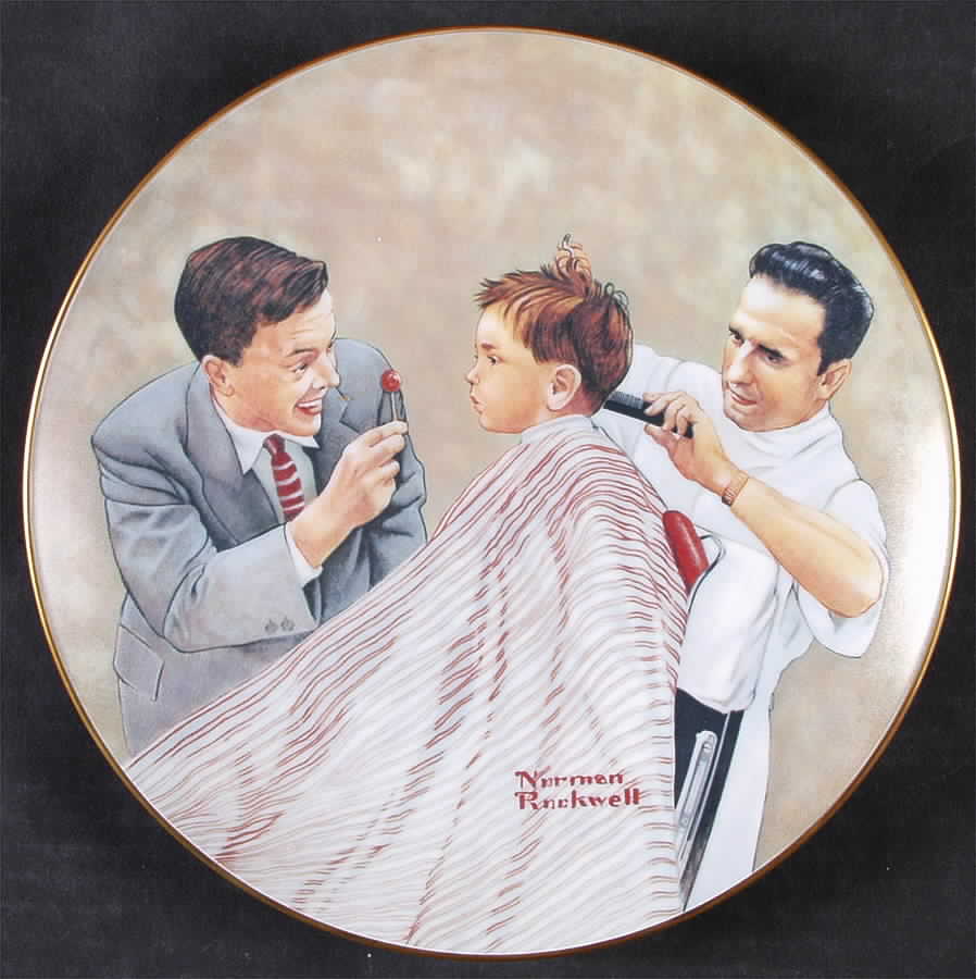 American Family I First Haircut - Boxed by Rockwell Museum-1