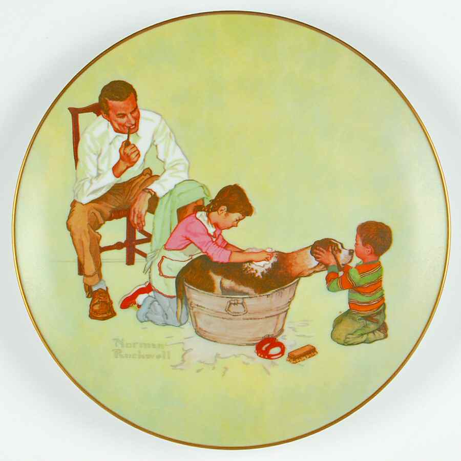 American Family I Washing Our Dog - Boxed by Rockwell Museum-1