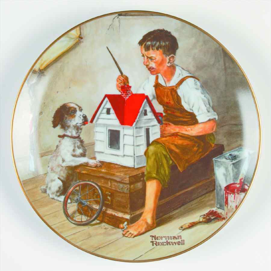 Classic Plate Collection A Dollhouse For Sis - Boxed by Rockwell Museum-1