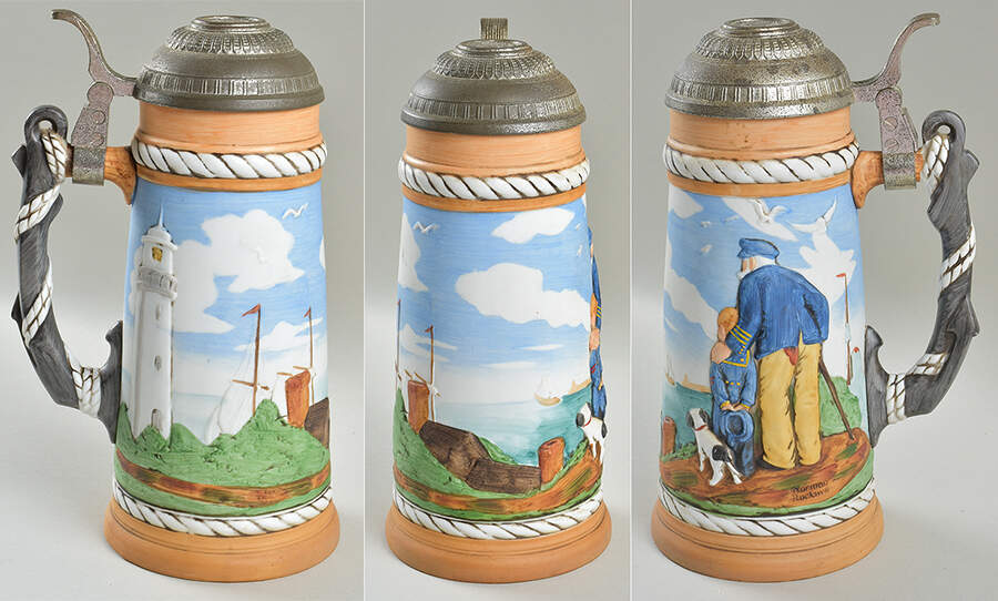 Rockwell Museum Steins Looking Out To Sea - Boxed by Rockwell Museum-1