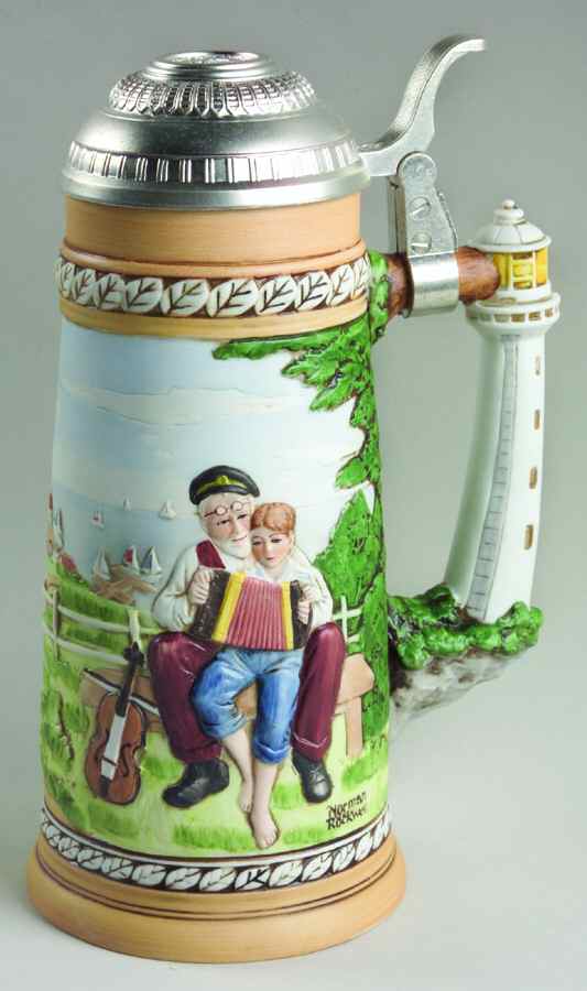 Rockwell Museum Steins The Music Lesson - Boxed by Rockwell Museum-1