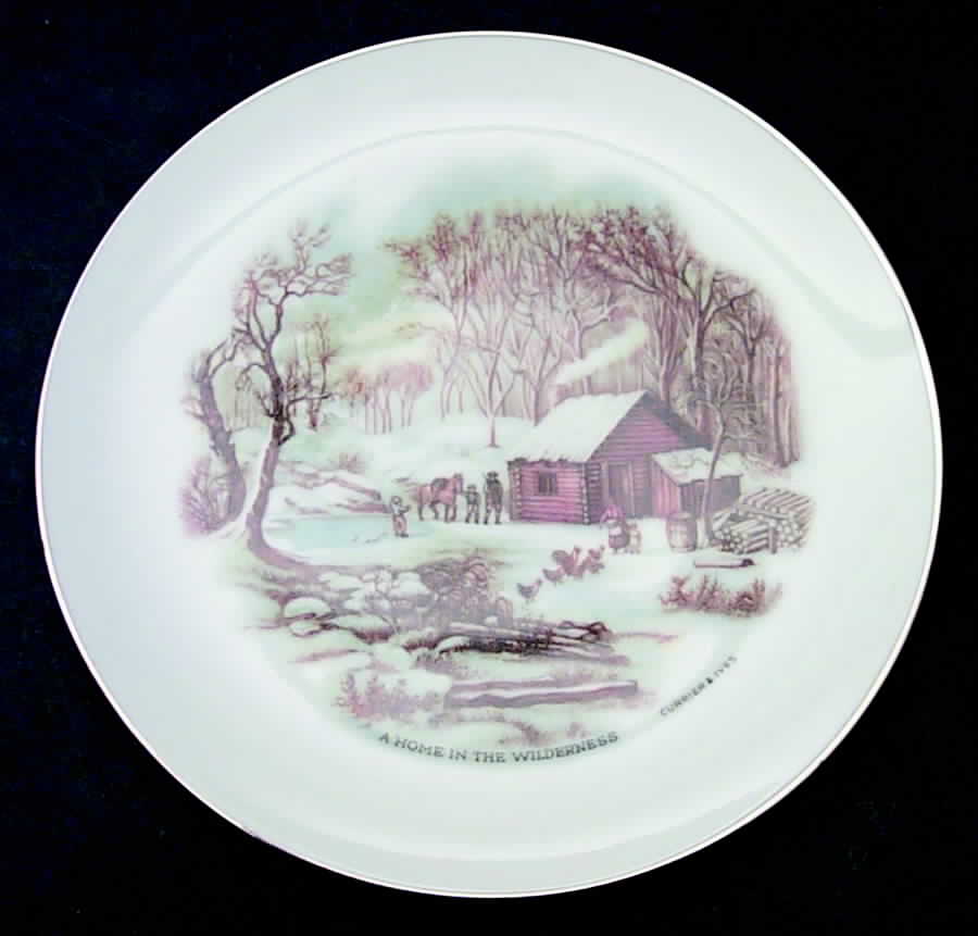 Currier & Ives A Home In The Wilderness - No Box by Royal Albert-1