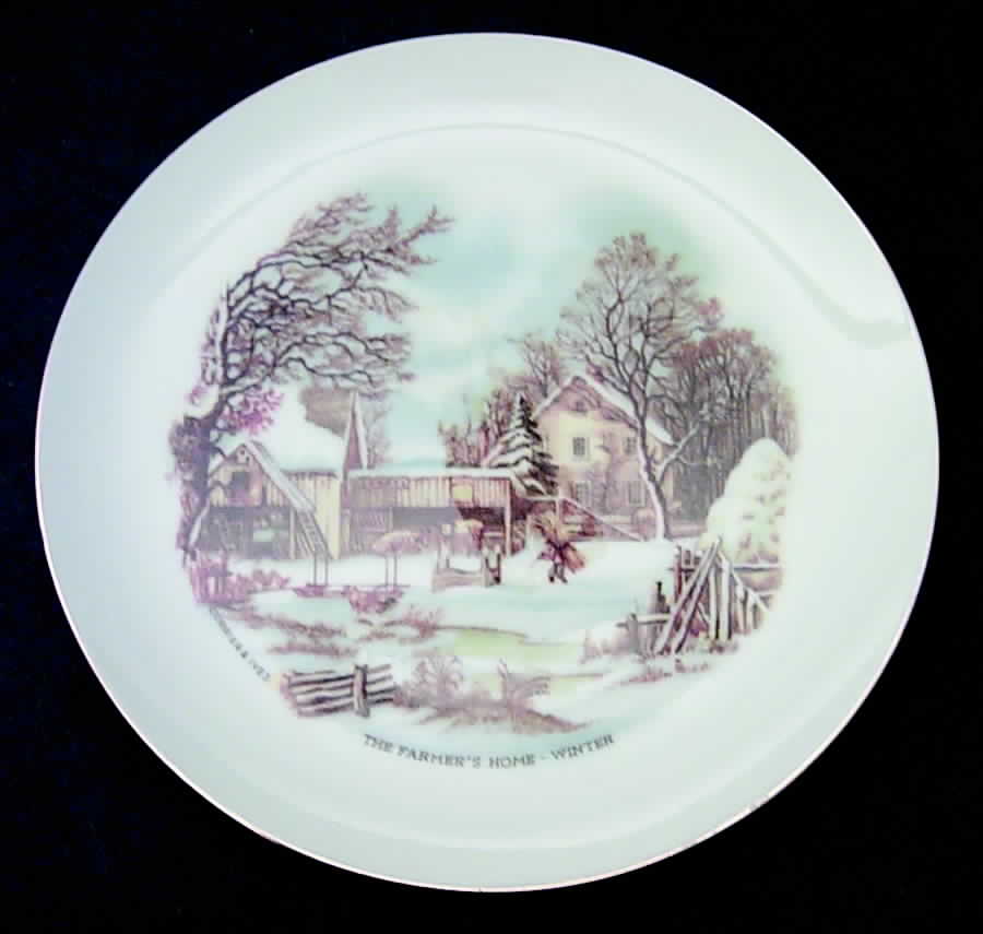 Currier & Ives The Farmer's Home - Boxed by Royal Albert-1