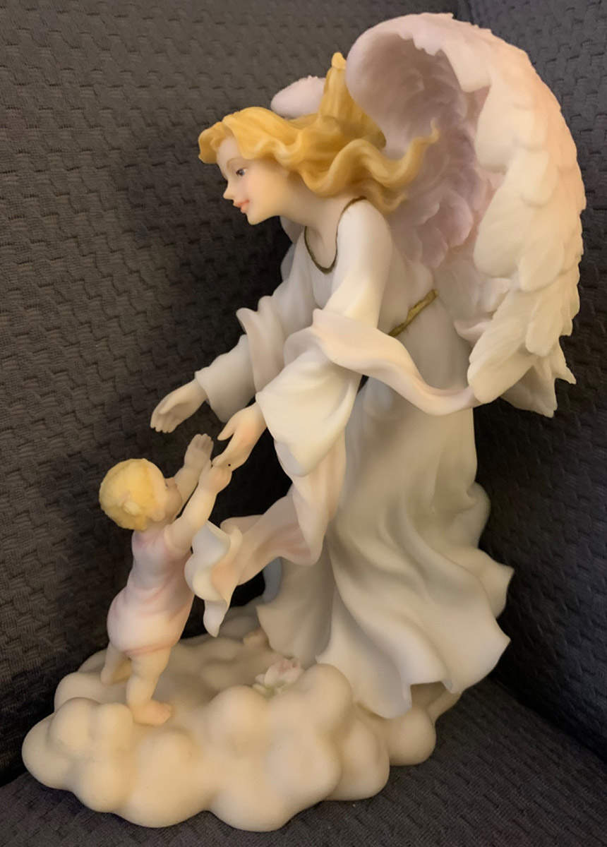 Seraphim Classic 7" Figure First Steps-Angel With Girl - Boxed by Roman-1