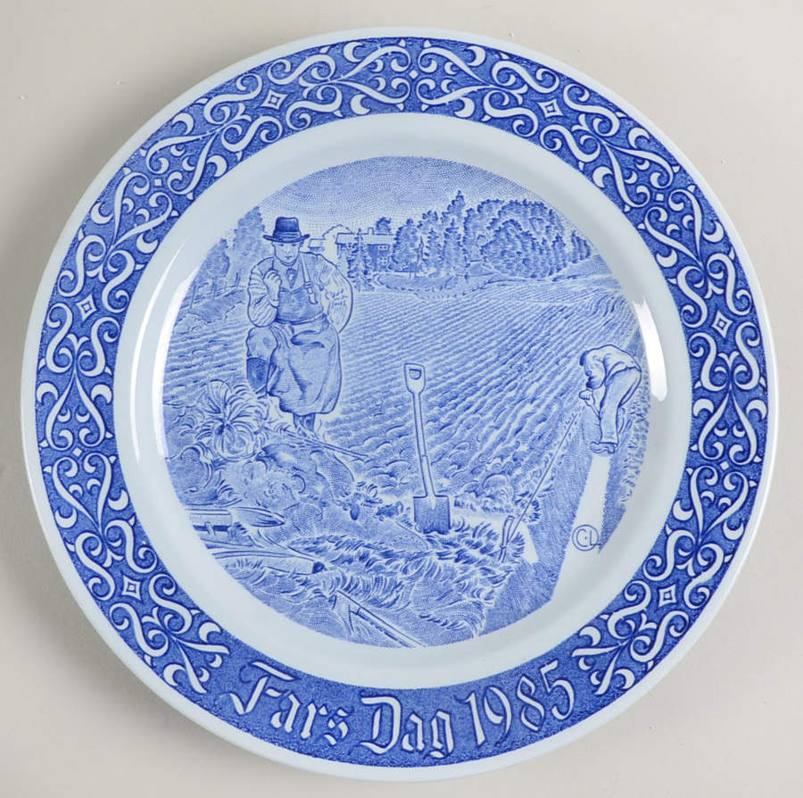 Fathers Day Plate In The Field - No Box by Rorstrand-1