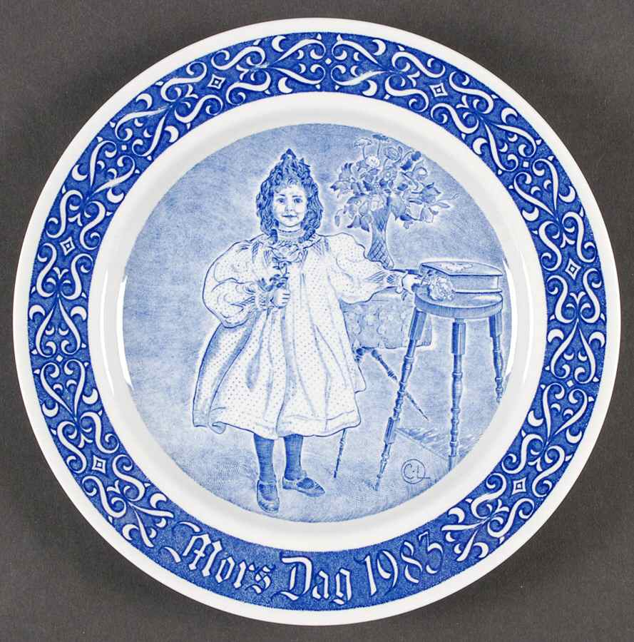 Mother's Day Plate Little Girl - No Box by Rorstrand-1