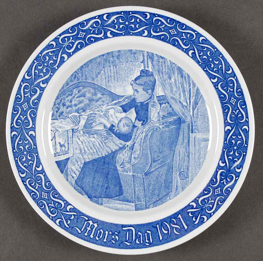 Mother's Day Plate Karin With Brita - No Box by Rorstrand-1