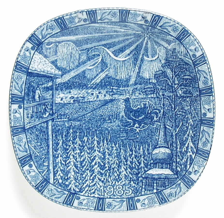 Rorstrand Christmas Plate Nils In Jamtland - No Box by Rorstrand-1