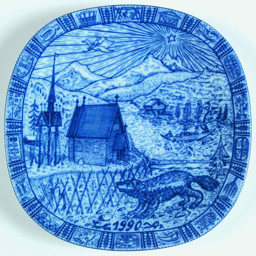 Rorstrand Christmas Plate Nils In Kvikkjokk - Boxed by Rorstrand-1