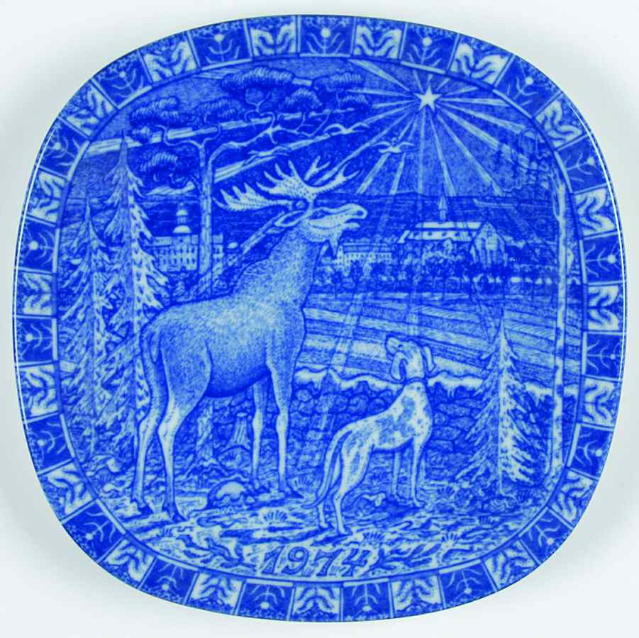 Rorstrand Christmas Plate Vadslena - Boxed by Rorstrand-1