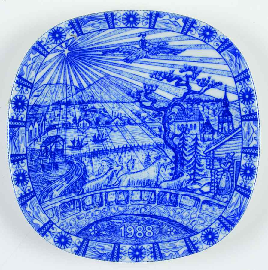 Rorstrand Christmas Plate Nils In Halsingland - No Box by Rorstrand-1