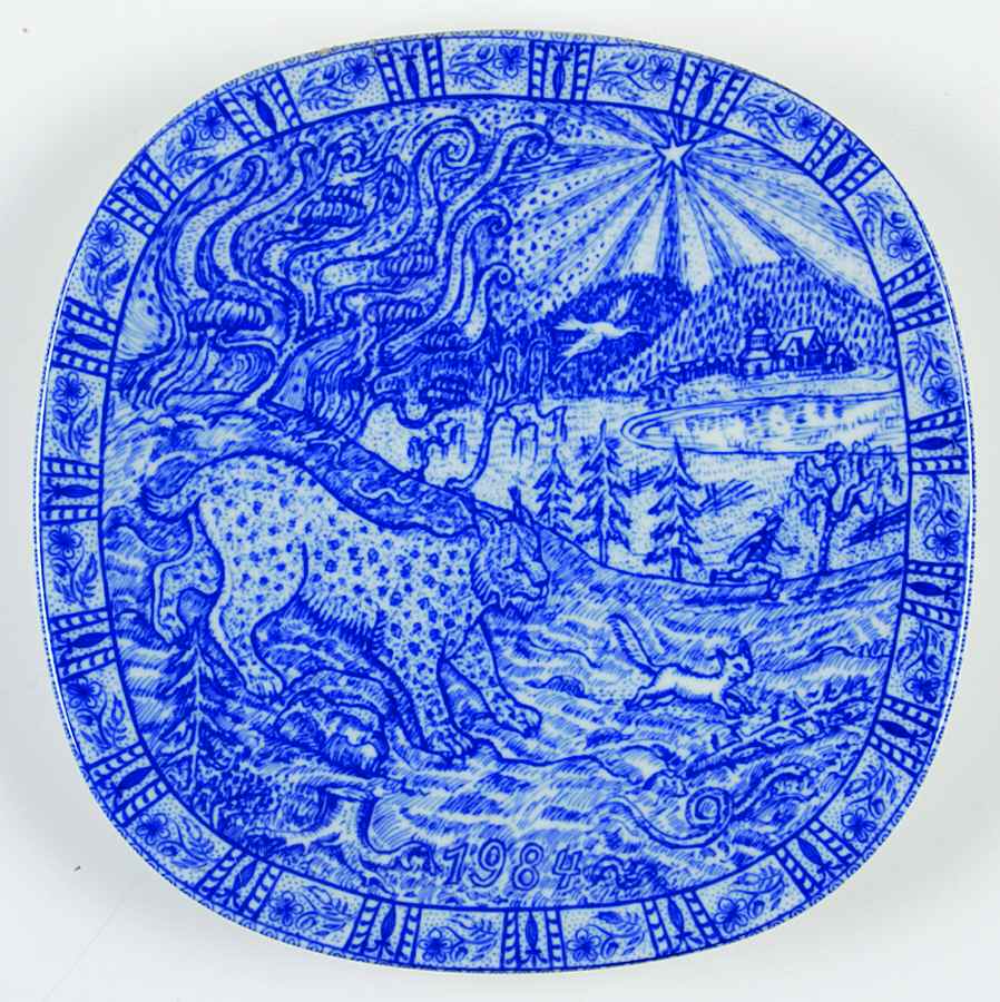 Rorstrand Christmas Plate Nils In Angermanland - No Box by Rorstrand-1